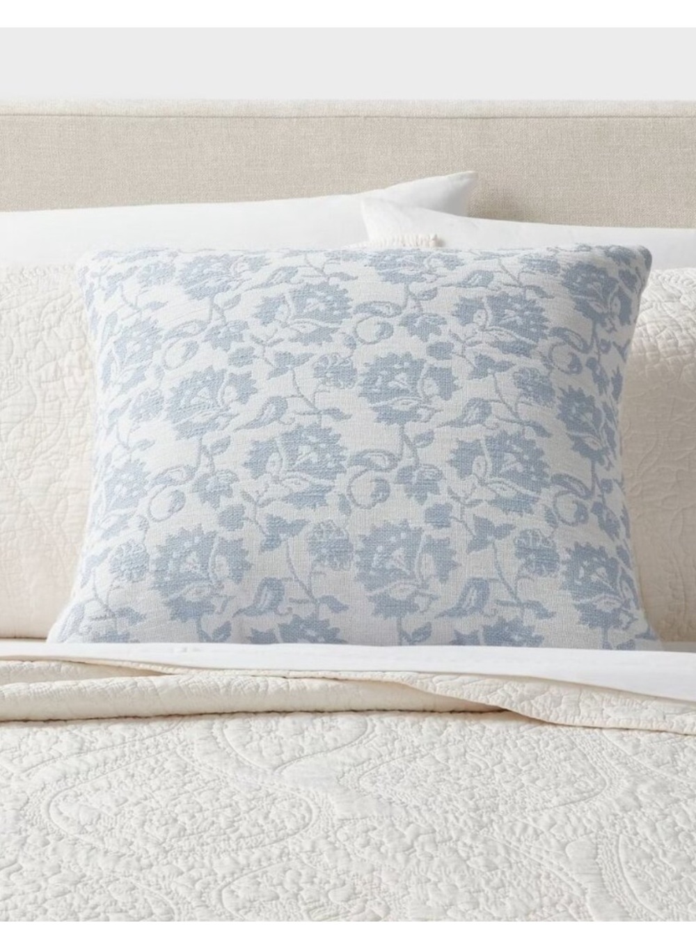 2 Threshold Floral Baroque Decorative Pillow Set